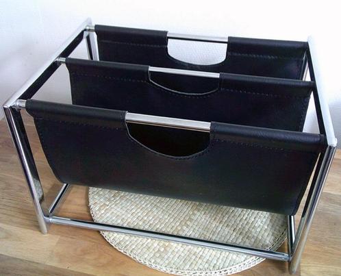 Vintage lectuurbak tijdschriften standaard kranten, Huis en Inrichting, Woonaccessoires | Krantenbakken en Lectuurbakken, Gebruikt
