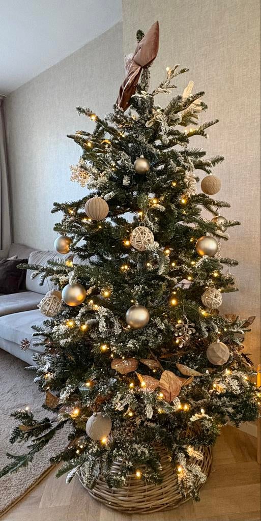 Kerstboom met lampjes en toebehoren, Ophalen, Gebruikt