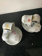 6 Kop en schotels exclusief gemaakt voor Libelle seventies, Ophalen of Verzenden, Huis en Inrichting