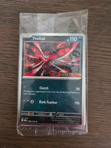Sealed Yveltal 088 Mega Evolution stamp Pokemonkaart beschikbaar voor biedingen