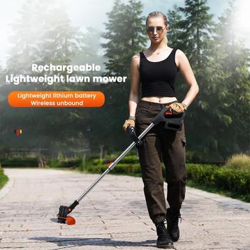 Accu Grastrimmer Kantmaaier Onkruid Grasmaaier 2 x Accu's beschikbaar voor biedingen