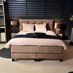 Serta Magnifique Boxspring Showmodel 180x210 30% goedkoper, Bruin, 210 cm, Tweepersoons, Ophalen of Verzenden