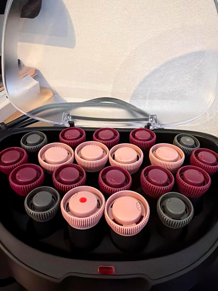 Krultang/warmte rollers + klemmetjes, Sieraden, Tassen en Uiterlijk, Uiterlijk | Haarverzorging, Nieuw, Krultang of Stijltang