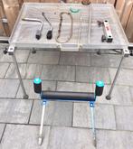 VIS PLATFORM MET AFSTEEKROLLER, HENGELSTEUNEN EN ANDERE ACC., Ophalen of Verzenden, Gebruikt, Overige typen