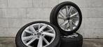 17" VW Golf 5 6 7 8 Caddy originele velgen winterbanden 7mm, Auto-onderdelen, Banden en Velgen, Gebruikt, Banden en Velgen, 17 inch