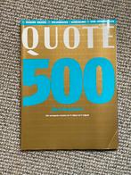 Quote 500 - Rijkste Nederlanders, Ophalen of Verzenden, Zo goed als nieuw, Glossy