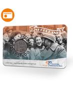 Zinken Cent 1942 in Coincard, Postzegels en Munten, Munten | Nederland, Ophalen of Verzenden, Koningin Wilhelmina, 1 cent, Losse munt