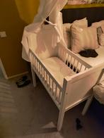 Baby wiegje ledikant wit hout, Ophalen, Zo goed als nieuw, Ledikant