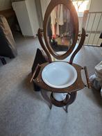 Antieke wastafel met spiegel, Antiek en Kunst, Ophalen