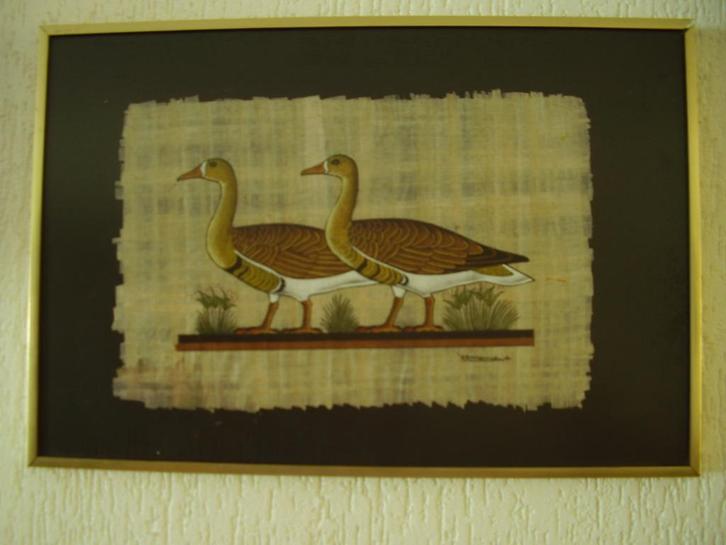schilderij gans ganzen kunst lijst glas kunstwerk decoratie, Huis en Inrichting, Woonaccessoires | Schilderijen, Tekeningen en Foto's