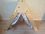 Houten klimrek met tent, Kinderen en Baby's, Speelgoed | Houten speelgoed, Ophalen, Zo goed als nieuw, Overige typen