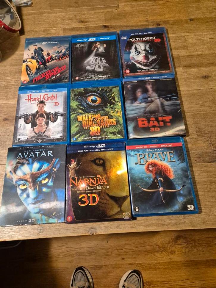 Collectie Spannende 3D Films op Blu-ray, Cd's en Dvd's, Blu-ray, Zo goed als nieuw, 3D, Ophalen of Verzenden
