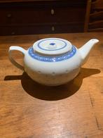 Theepot blauwe rijstkorrelservies draak, Ophalen