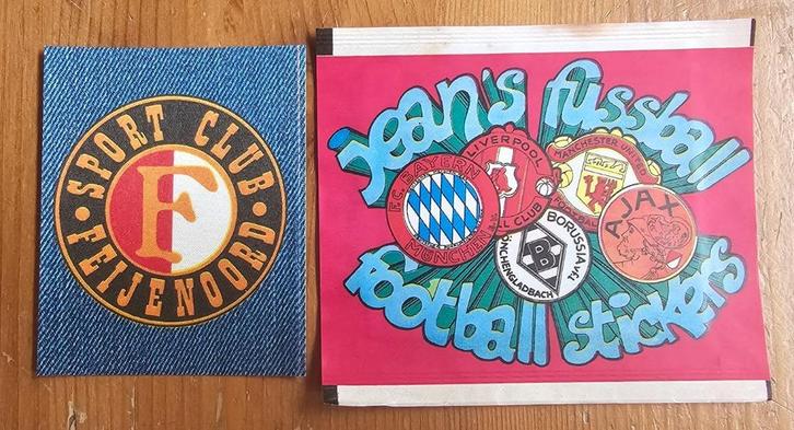 Jaren 60 (like panini) "Jean's" Badge Feyenoord + zakje!, Hobby en Vrije tijd, Stickers en Plaatjes, Nieuw, Sticker, Ophalen of Verzenden