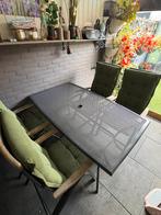 Gehele tuinset, Tuin en Terras, Tuinsets en Loungesets, Ophalen, Zo goed als nieuw, Aluminium