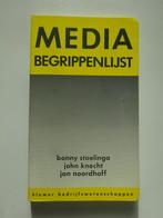 Media Begrippenlijst (B. Stoelinga, J. Knecht, J. Noordhoff), Ophalen of Verzenden, Zo goed als nieuw, Diverse auteurs