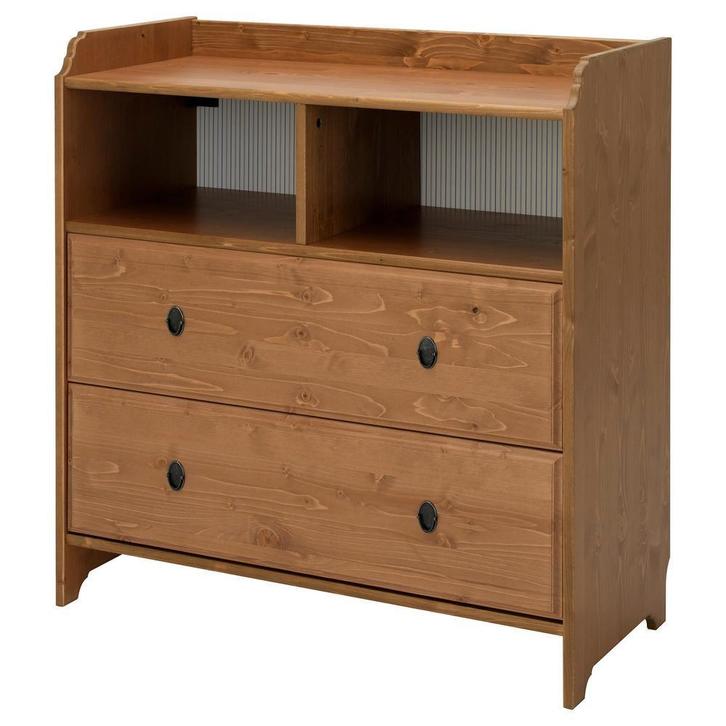 Ikea leksvik commode met 2 lades, Kinderen en Baby's, Kinderkamer | Commodes en Kasten, Gebruikt, 90 tot 105 cm, 75 tot 100 cm