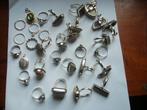PARTIJ NIEUWE ZILVEREN SIERADEN GEMERKT 925 ZIE TEKST, Sieraden, Tassen en Uiterlijk, Verzenden, Nieuw, 17 tot 18, Met edelsteen