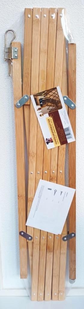 Traphekje / hondenhekje / vouwhekje / schaarhekje | NIEUW, Doe-het-zelf en Verbouw, Ladders en Trappen, Nieuw, Ophalen of Verzenden