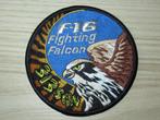 RNLAF 313 Squadron F-16 Fighting Falcon tijger swirl patch, Verzamelen, Militaria | Algemeen, Embleem of Badge, Nederland, Luchtmacht