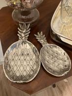 Twee vintage ananas schalen mid century, Antiek en Kunst, Ophalen of Verzenden