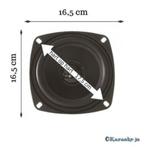 Dynavox 8 Ohm basluidspreker 16,5 cm 80 Watt, Nieuw, Overige merken, Ophalen of Verzenden, Subwoofer