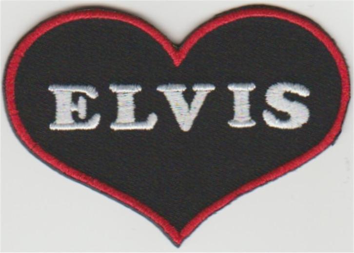 Elvis stoffen opstrijk patch embleem #7, Verzamelen, Muziek, Artiesten en Beroemdheden, Nieuw, Kleding, Verzenden