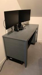 WOOOD bureau grijs Dennis, Huis en Inrichting, Ophalen, Zo goed als nieuw