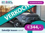 Fiat 500 1.4 T-Jet Abarth 595 Cabrio leder Digitaal Dashboar, Auto's, Fiat, Gebruikt, Zwart, Cabriolet, 4 stoelen