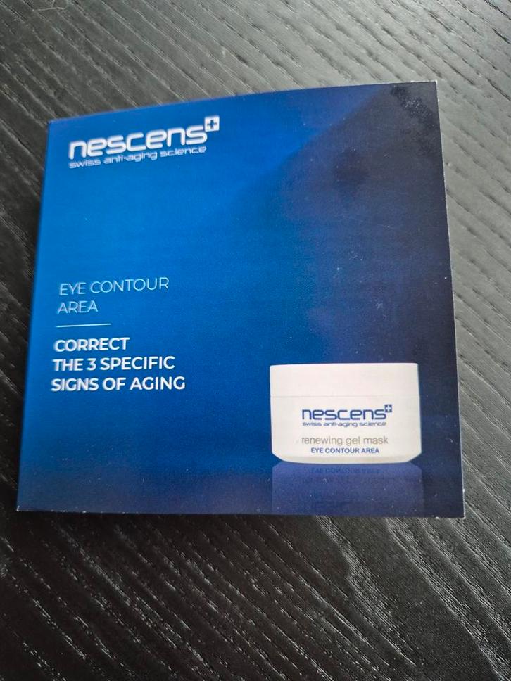 NESCENS eye contour area OOGMASKER sample proefje NIEUW, Sieraden, Tassen en Uiterlijk, Uiterlijk | Gezichtsverzorging, Nieuw