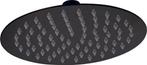 Luxe Regendouche Douchekop – RVS Ø25 cm – INOX Mat Zwart, Ophalen of Verzenden, Nieuw