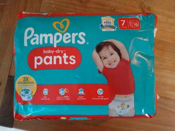 Nieuw Pampers Baby Dry pants luierbroekjes maat 7 beschikbaar voor biedingen