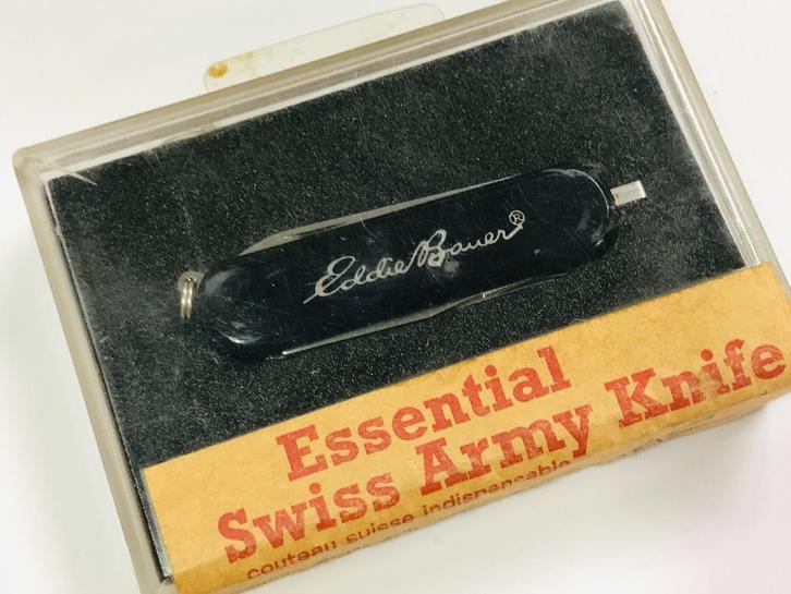 RETIRED WENGER EDDIE BAUER LIMITED old Box 65MM Pocket, Caravans en Kamperen, Kampeergereedschap, Nieuw, Ophalen of Verzenden