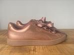 Nieuw metallic roze puma basket heart sneakers maat 39 6, Meisje, Puma, Schoenen, Nieuw