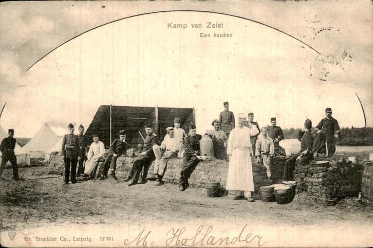 Zeist - Kamp - Keuken, Verzamelen, Ansichtkaarten | Nederland, Gelopen, Utrecht, Voor 1920, Ophalen of Verzenden