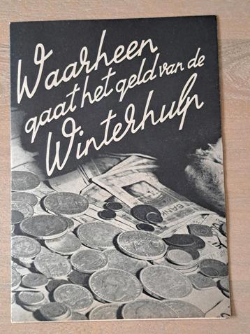 Flyer waarheen gaat het geld van de Winterhulp beschikbaar voor biedingen