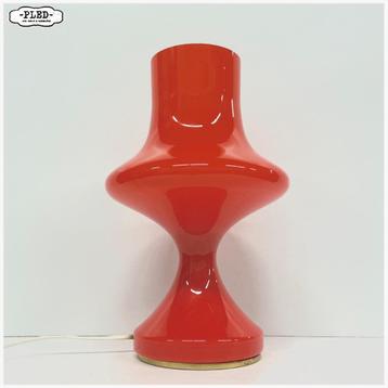 Oranje opaline glazen lamp, Štěpán Tabery, 1970 Space Age beschikbaar voor biedingen