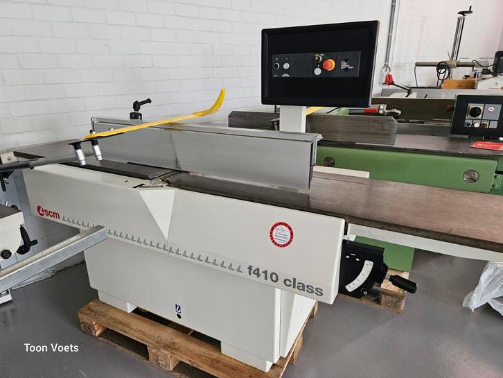 Vlakbank SCM F410 Met Tersa messen en bovenbediening, Doe-het-zelf en Verbouw, Schaafmachines, Zo goed als nieuw, Ophalen