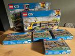 LEGO Vrachttrein en Passagierstrein + extra dozen rails, Complete set, Lego, Zo goed als nieuw, Ophalen