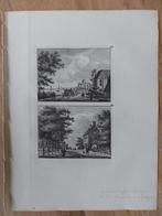 Valkhof + St,. Anna Nijmegen  - Unieke kopergravure 18e eeuw, Antiek en Kunst, Kunst | Etsen en Gravures, Ophalen of Verzenden