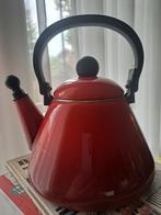 fluitketel Le Creuset, Witgoed en Apparatuur, Waterkokers, 1 tot 2 liter, Ophalen of Verzenden, Zo goed als nieuw