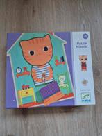 Djeco puzzel poes, Ophalen of Verzenden, 10 tot 50 stukjes