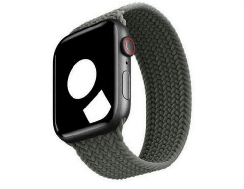 Apple Braided Solo Loop 44mm Inverness Green - bandje 44MM, Telecommunicatie, Wearable-accessoires, Nieuw, Bandje, Ophalen of Verzenden