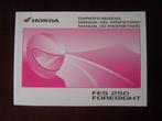Honda FES250 Foresight 2005 scooter owner's manual FES 250, Motoren, Ophalen of Verzenden, Honda