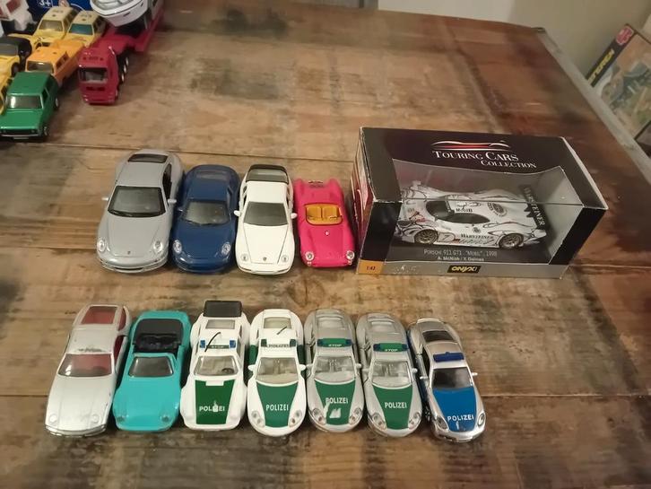 Porsche modellen, Hobby en Vrije tijd, Modelauto's | Overige schalen, Zo goed als nieuw, Auto, Ophalen of Verzenden