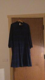 Ischiko/ Oska blauw met zwart geruite jurk, maat 1, Kleding | Dames, Jurken, Maat 38/40 (M), Blauw, Ophalen of Verzenden, Zo goed als nieuw