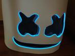 Leuk Marshmello masker met blauwe LED verlichting., Ophalen of Verzenden, Zo goed als nieuw