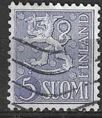 Finland 1954/1958 - Yvert 411 - Leeuw (ST), Postzegels en Munten, Postzegels | Europa | Scandinavië, Denemarken, Ophalen, Gestempeld