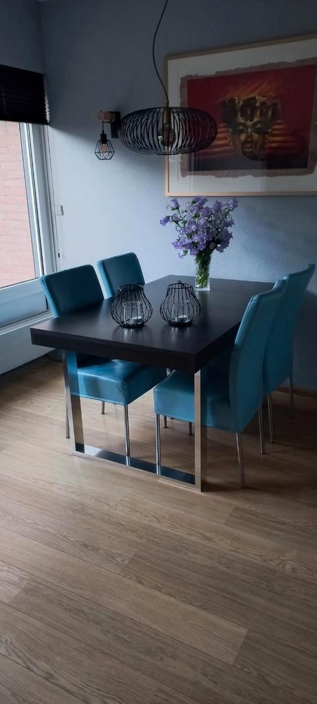 Mooie eetkamerset gratis af te halen, Huis en Inrichting, Complete eetkamers, Gebruikt, 4 tot 6 stoelen, Ophalen