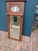 Vintage Spiegel met Verzetrand - 140cm Hoog, Ophalen, Gebruikt, 100 tot 150 cm, Rechthoekig